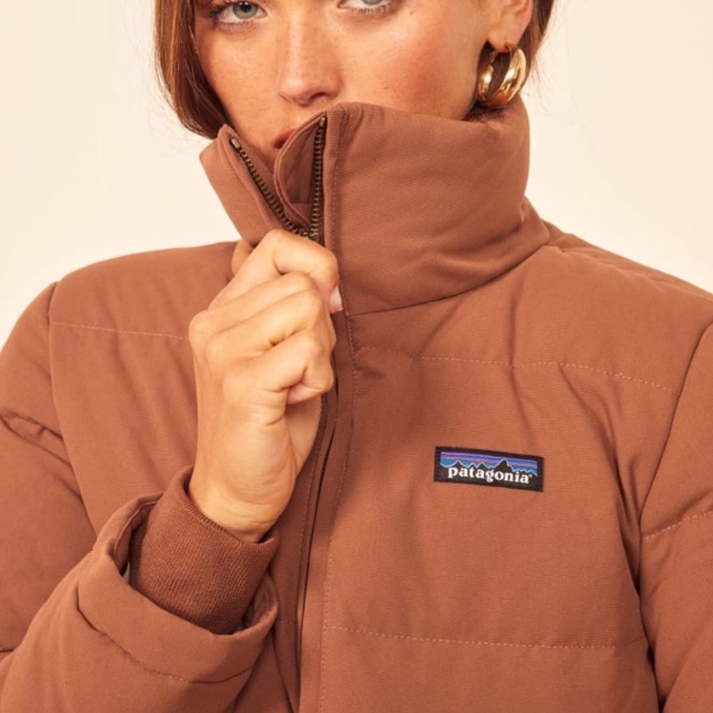 Women’s M Patagonia Bivy Jacket, Sisu Brown/Terracotta
